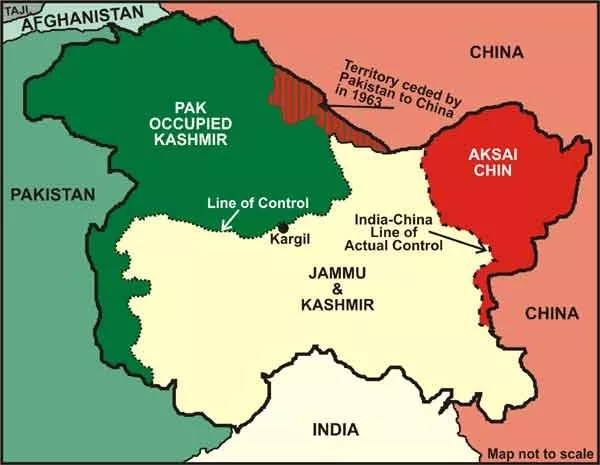 kashmir map pok and cok
